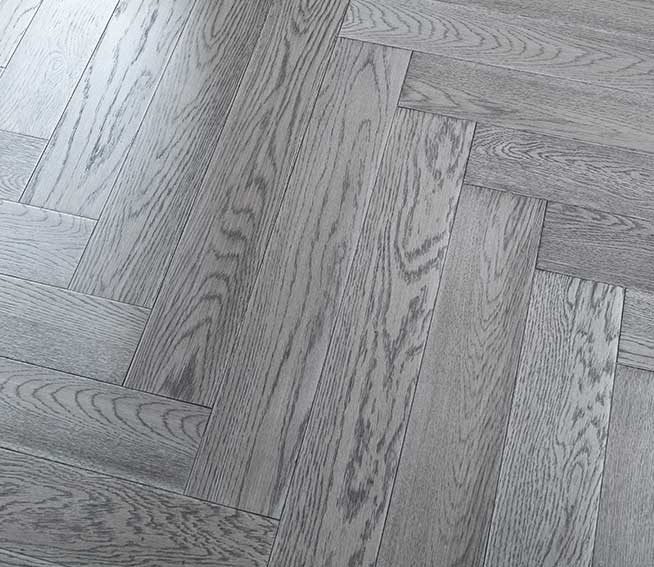 橡木实木结构锁扣人字拼（LP1156格丽斯）